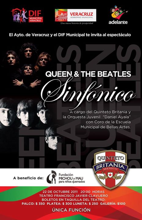 “Queen & The Beatles”, a Beneficio de Michou y Mau