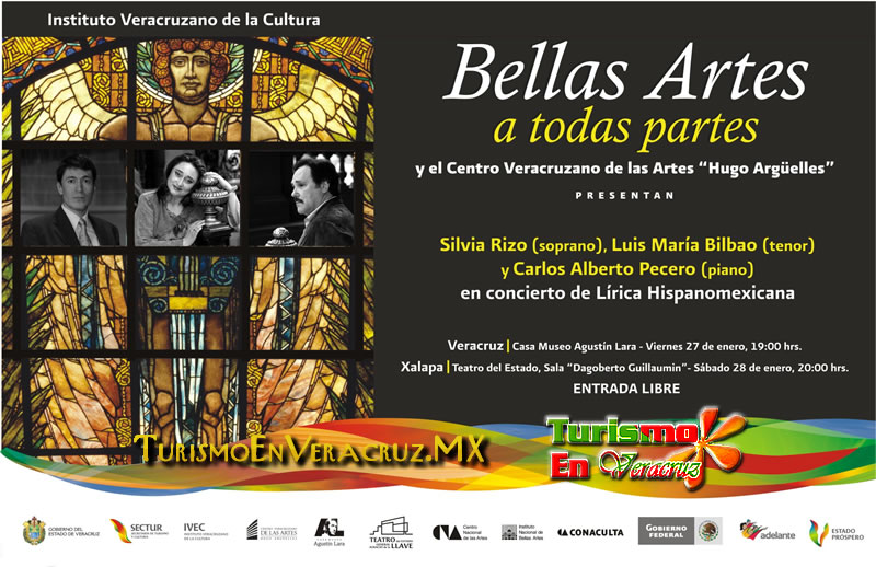 Conciertos de Lírica Hispanomexicana, este fin de semana en Veracruz y Xalapa