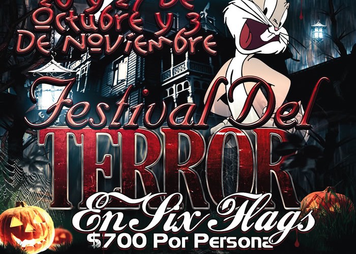 El Festival Del Terror Te Espera En Six Flags Saliendo De Veracruz y Xalapa