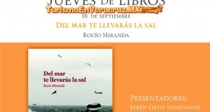 Este Jueves de Libros, presentarán Del mar te llevarás la sal