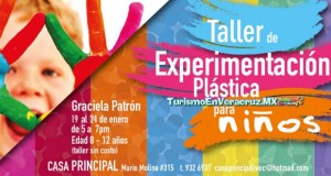 Taller de Experimentación Plástica para niñas y niños, en Casa Principal del IVEC