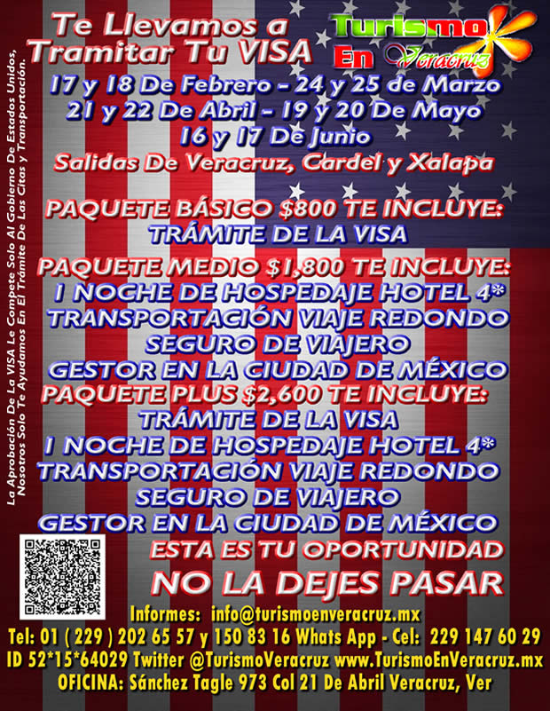 Tramita Tu Visa Saliendo De Veracruz, Cardel y Xalapa