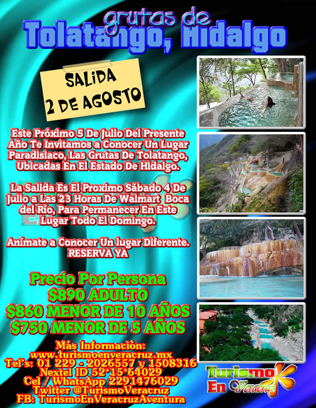 #Excursión a Las Grutas De #Tolatango #Hidlago Saliendo De #Veracruz