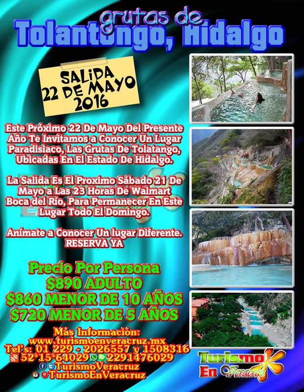 #Excursión En Mayo De 2016 a Las Grutas De #Tolantongo #Hidalgo