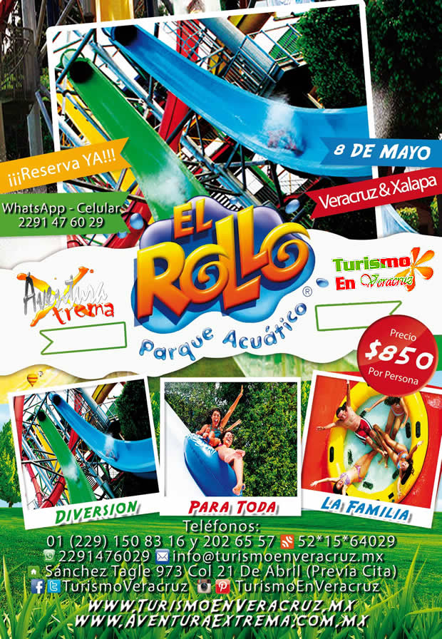 #Excursion a El Rollo Este 8 De Mayo Saliendo De #Veracruz y #Xalapa