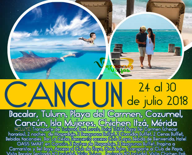 #Excursión a Cancún Este 24 De Julio De 2017 Saliendo De #Veracruz